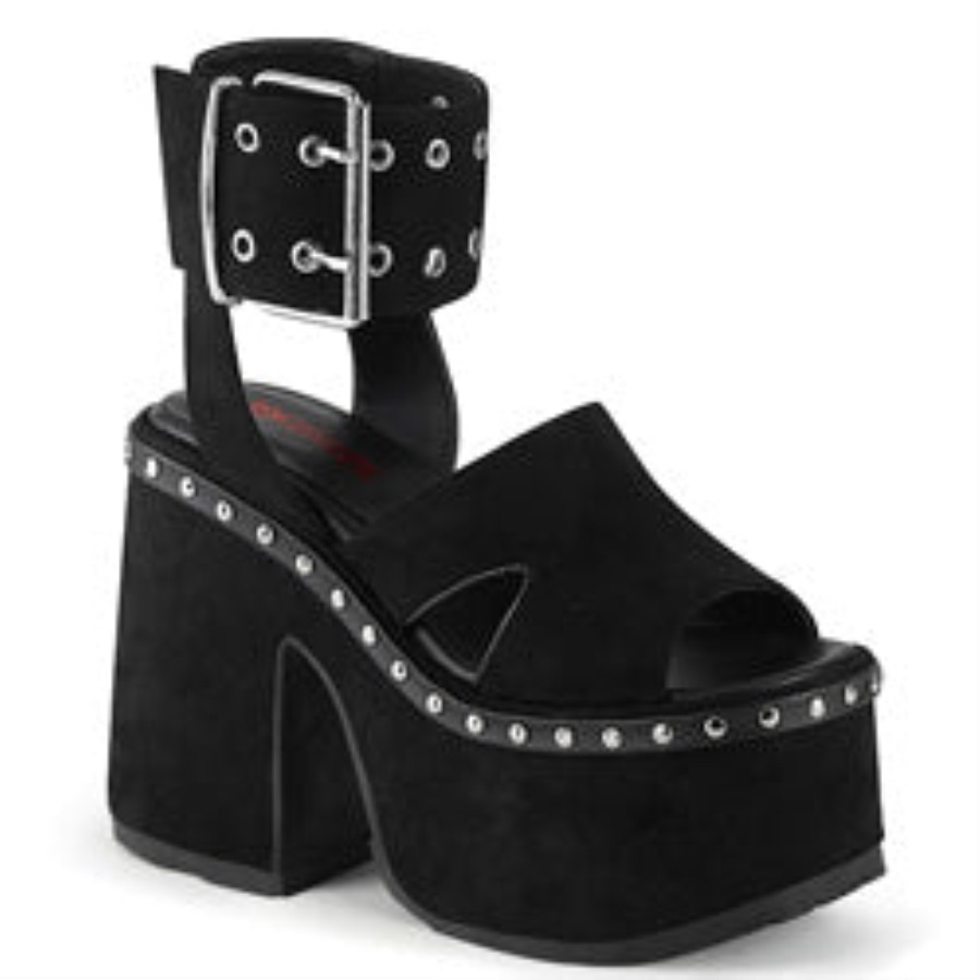 Teve-102 Fekete Vegán Velúr Demonia Hungary