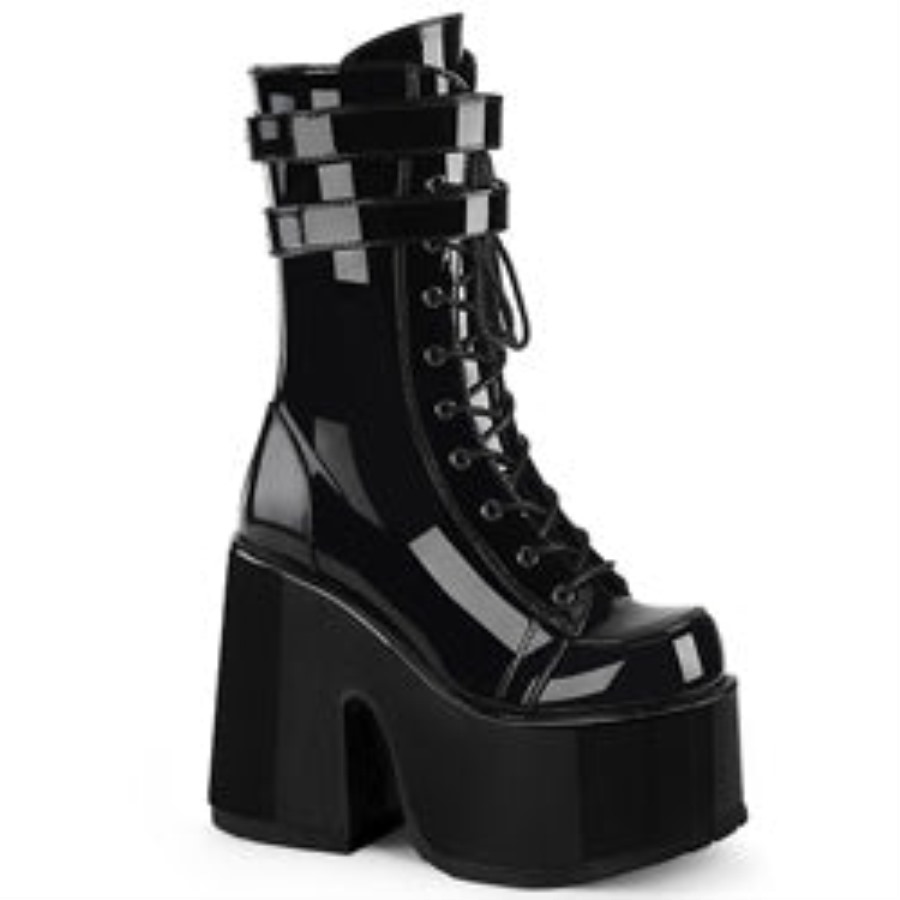 Teve-250 Black Patent Demonia Hungary