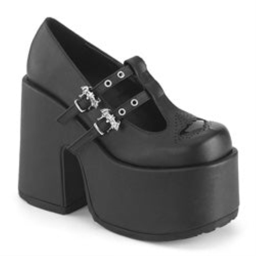 Teve-55 Fekete Vegán Bőr Démoni Magyarország