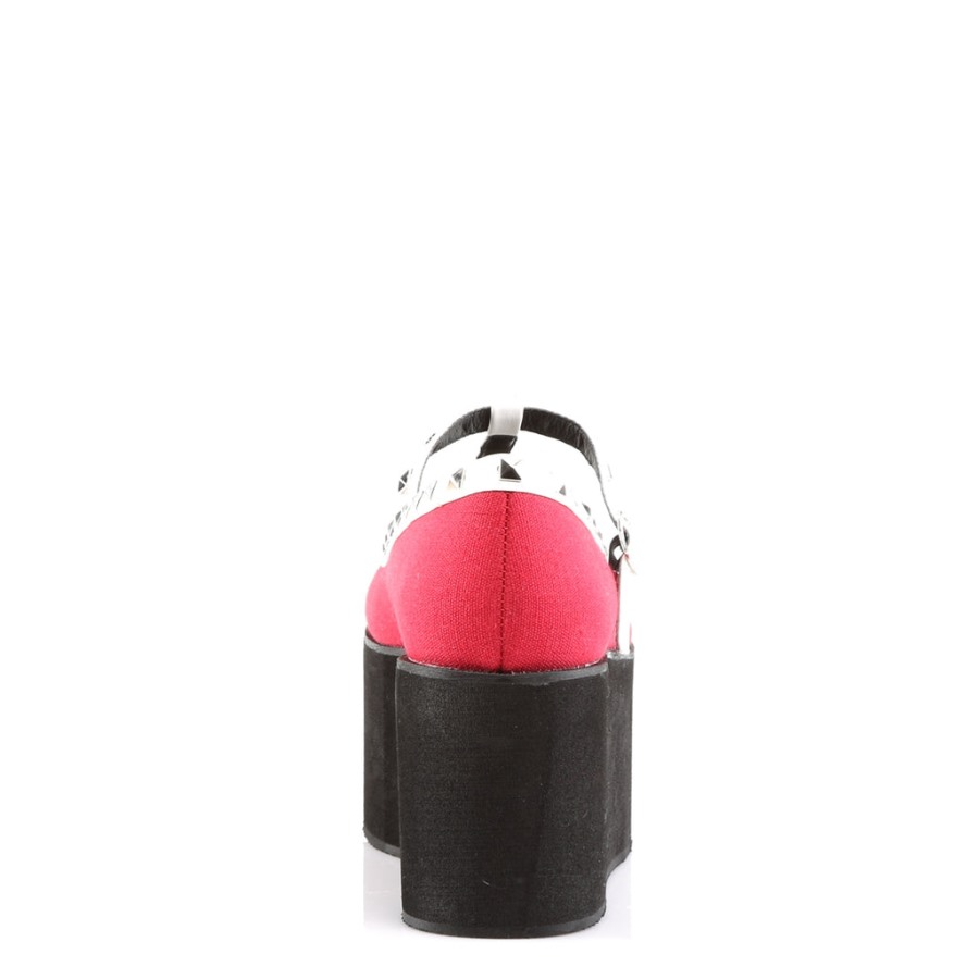 Click-07 Demonia Hungary Piros Vászon-fekete