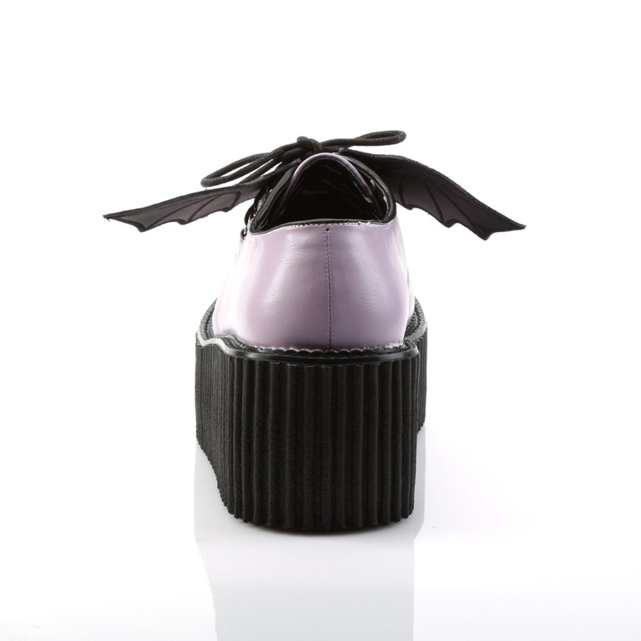 Creeper-205 Demonia Hungary Levendula Vegán Bőr