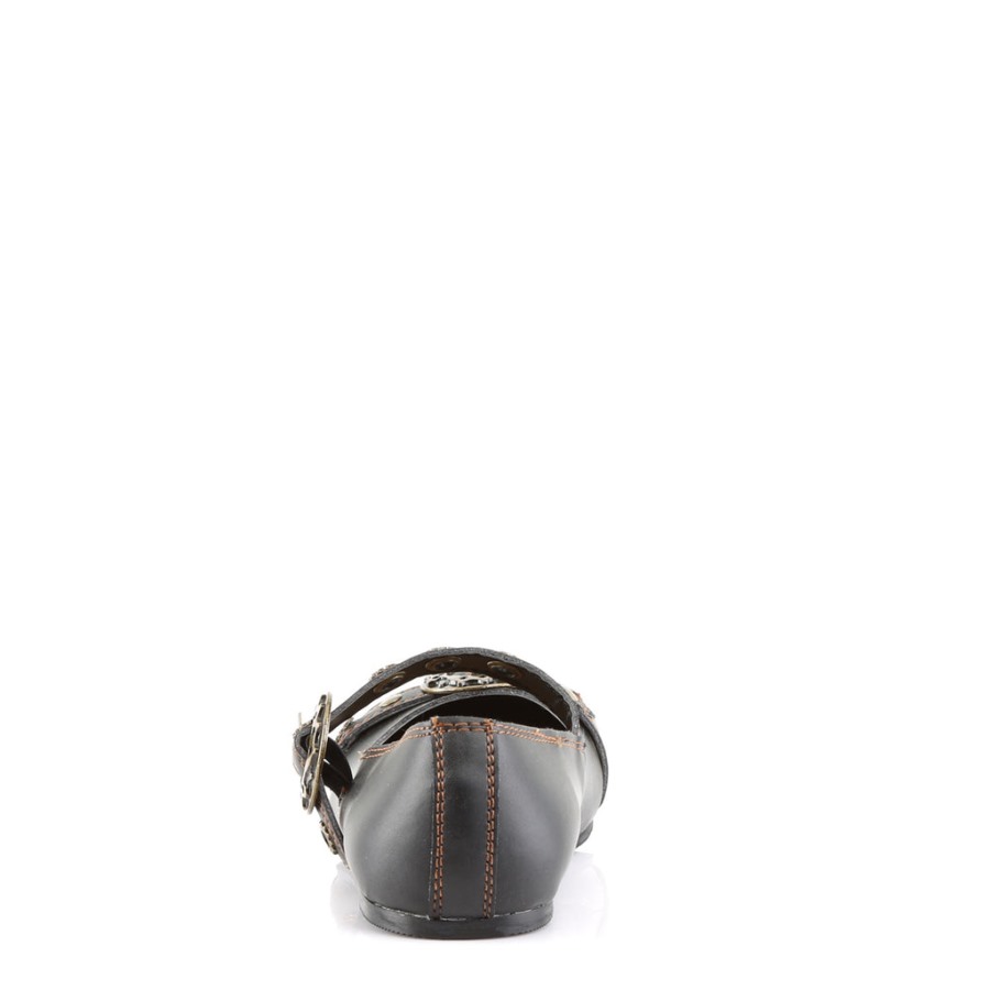 Daisy-09 Demonia Hungary Fekete Vegán Bőr