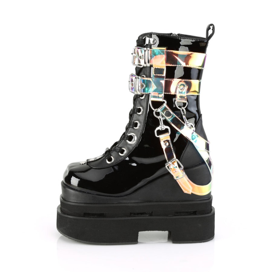 Demonia Hungary Fekete Csipke Overlay Glam-240