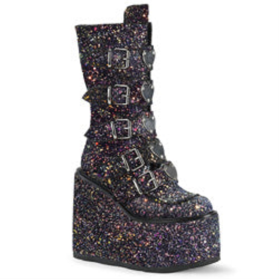 Demonia Hungary Fekete Multi Glitter Hinta-230g