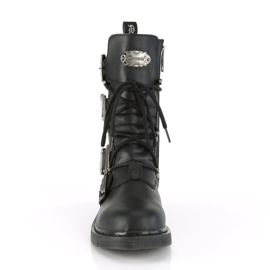 Demonia Hungary Black Patent Shaker-23