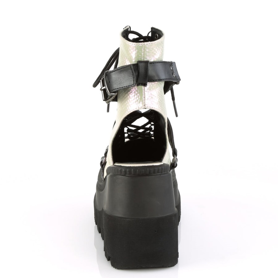 Demonia Hungary Fekete Vegán Bőr Hamu-100