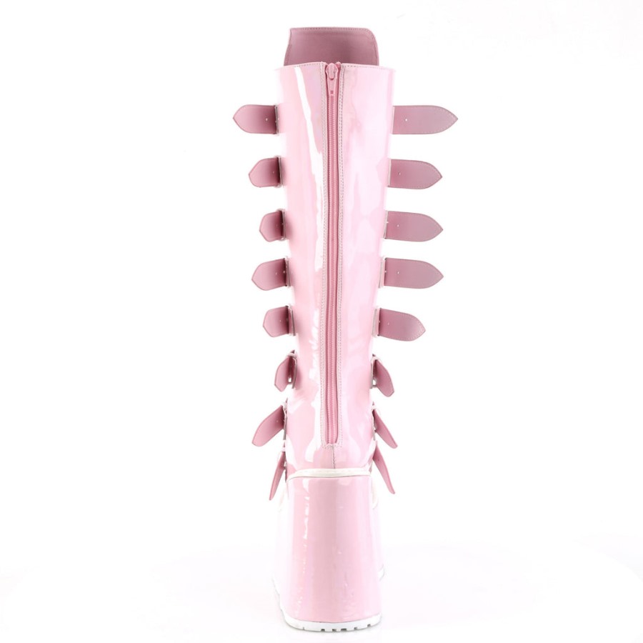 Demonia Hungary Fekete Vegán Bőr Csavar-300