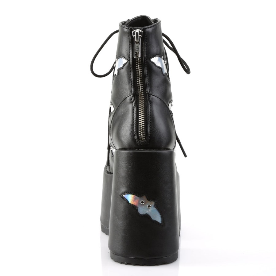 Demonia Hungary Fekete Vegán Bőr Bratty-32