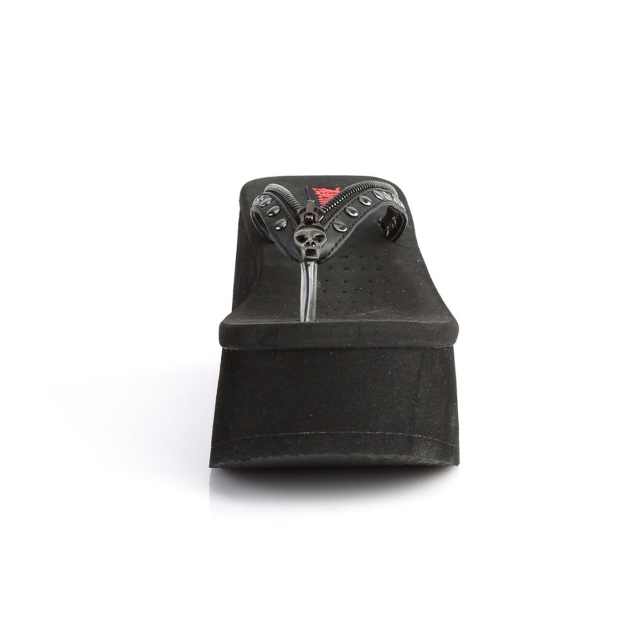 Funn-33 Demonia Hungary Fekete Vegán Bőr