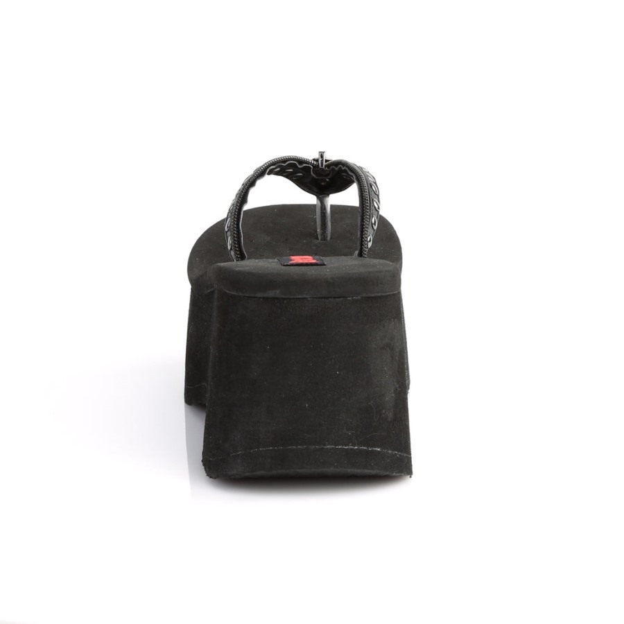 Funn-33 Demonia Hungary Fekete Vegán Bőr