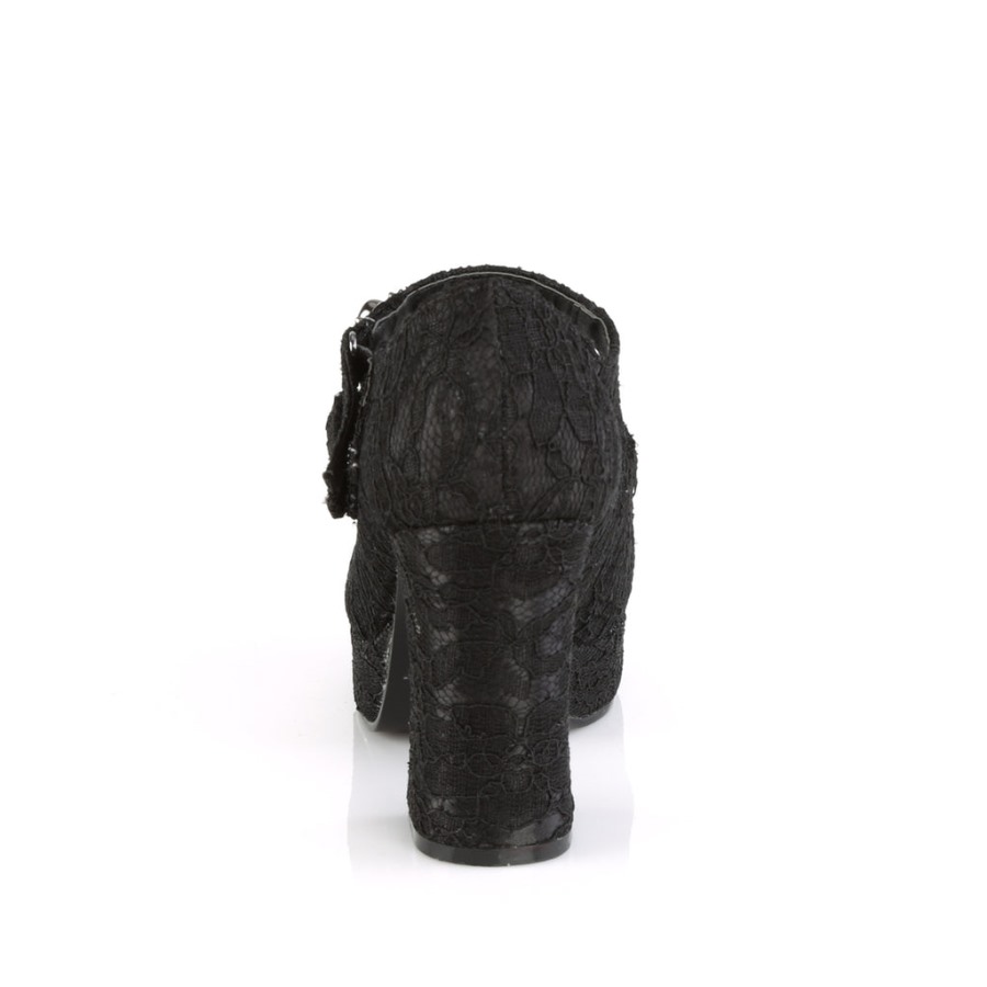 Gothika-09 Fekete Szatén-csipke Demonia Magyarország