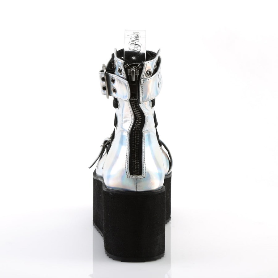 Markolat-105 Demonia Hungary Ezüst Hologram Vegán Bőr