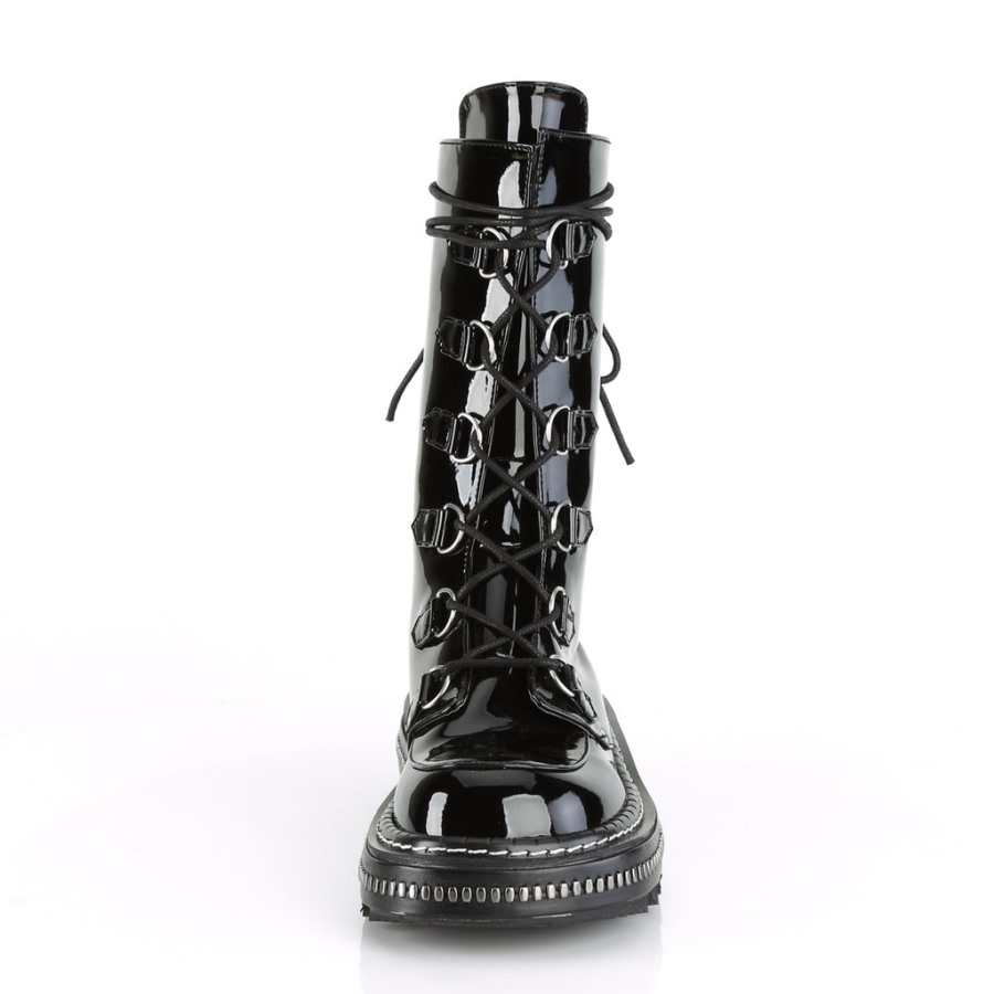 Lilith-270 Black Patent Demonia Hungary