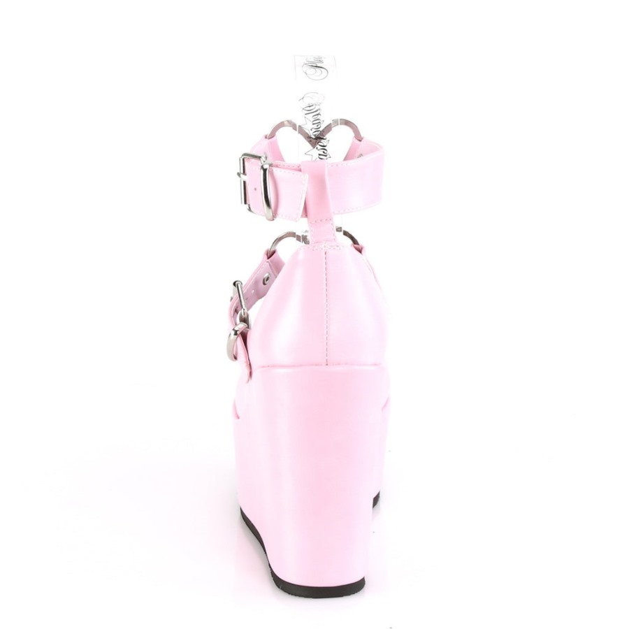 Poison-99-2 Demonia Hungary Babarózsaszín Vegán Bőr