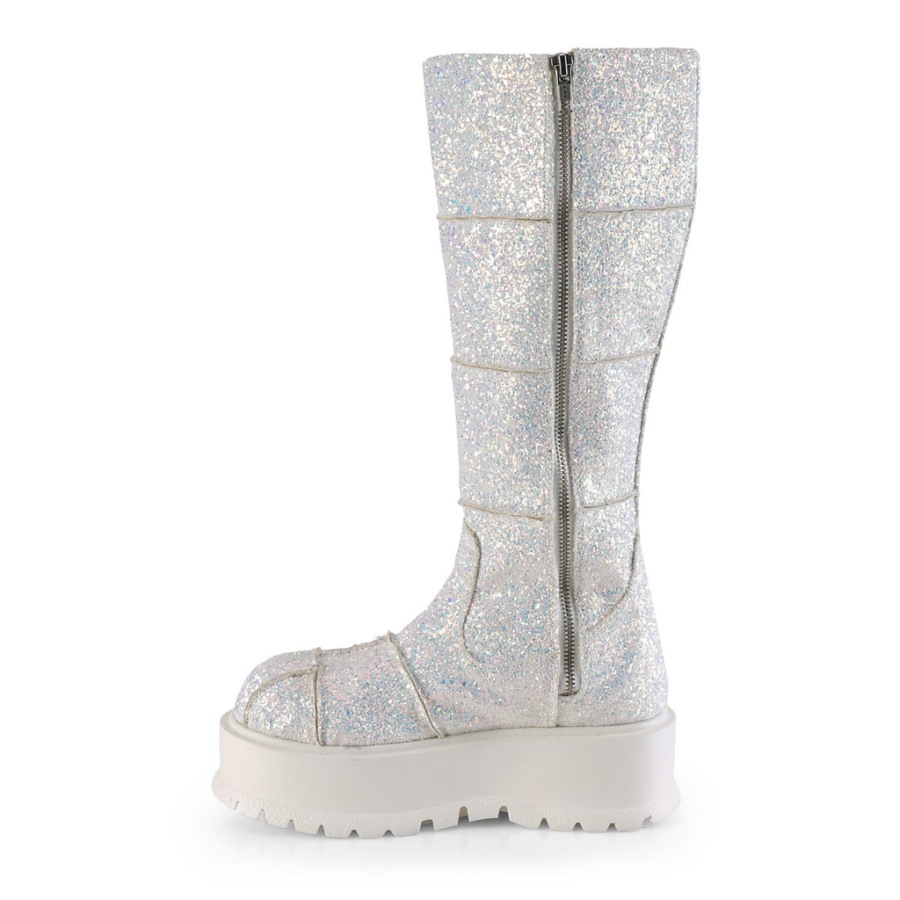 Slacker-230 Fehér Multi Glitter Demonia Hungary