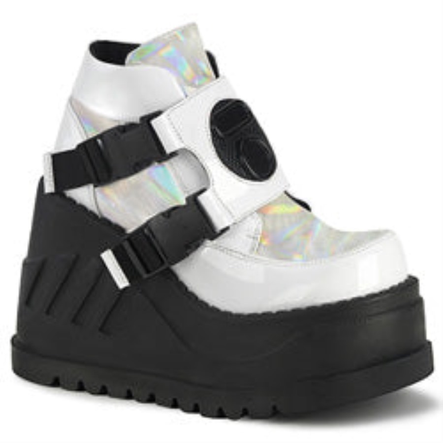 Stomp-15 Demonia Hungary White Patent-multi