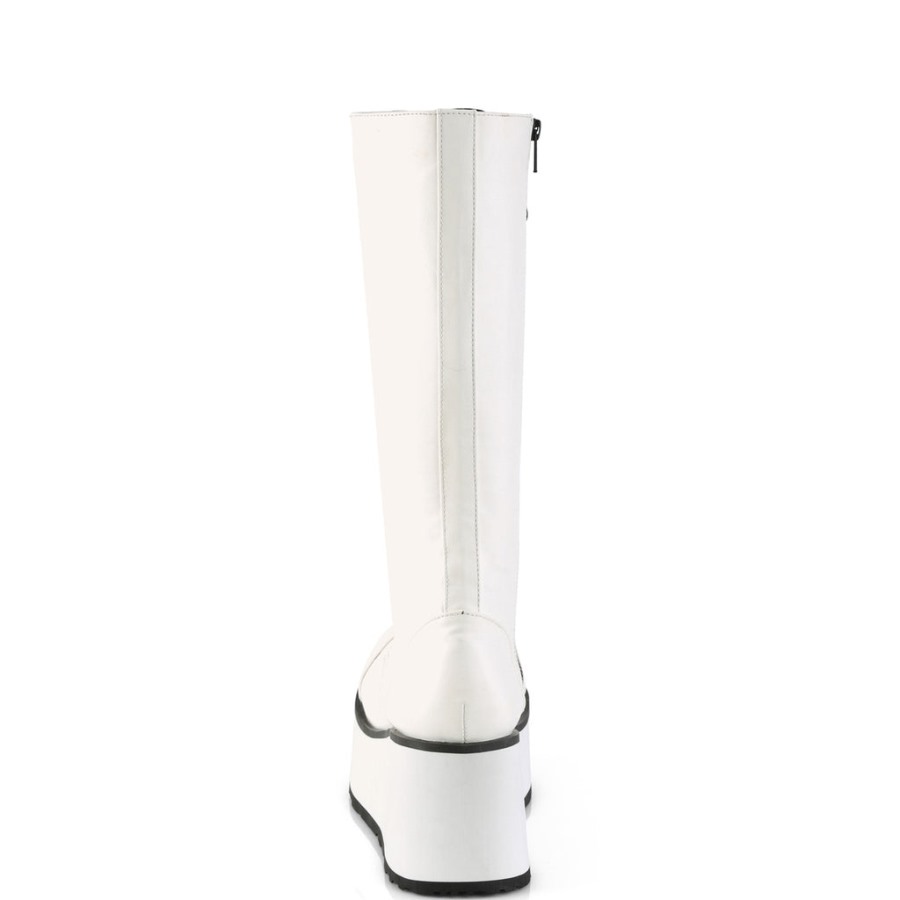 Trashville-502 Fehér Vegán Bőr Démoni Magyarország