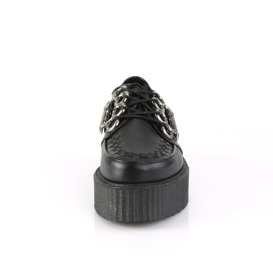 V-creeper-516 Fekete Vegán Bőr Demonia Hungary