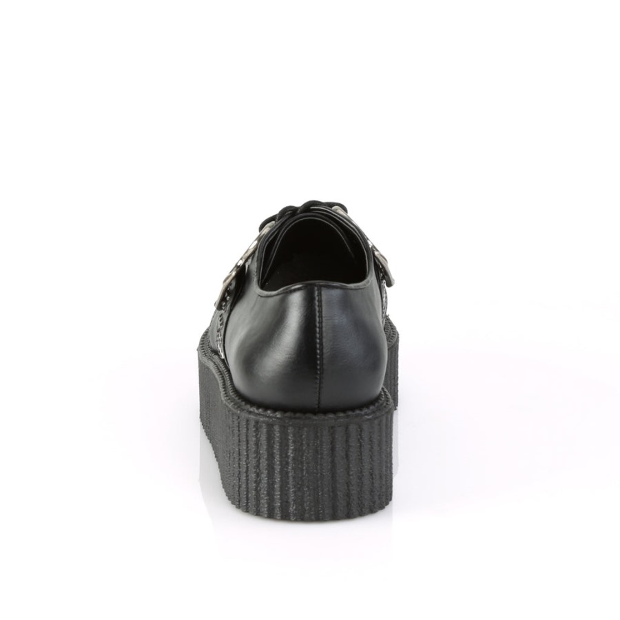 V-creeper-516 Fekete Vegán Bőr Demonia Hungary