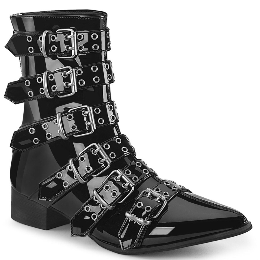 Warlock-70 Black Patent Demonia Hungary
